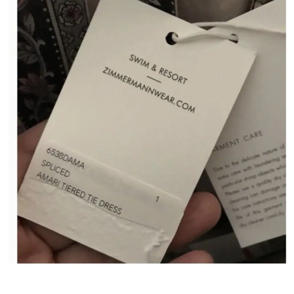 NWT Zimmermann  Amari Tier Dress Size 1 - Image 8