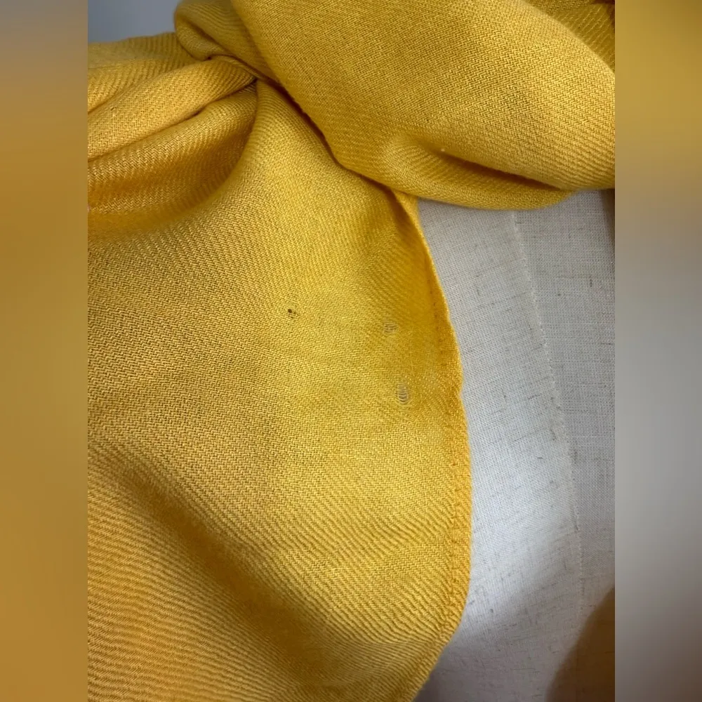 2025 Trend yellow silk scarf - Image 2