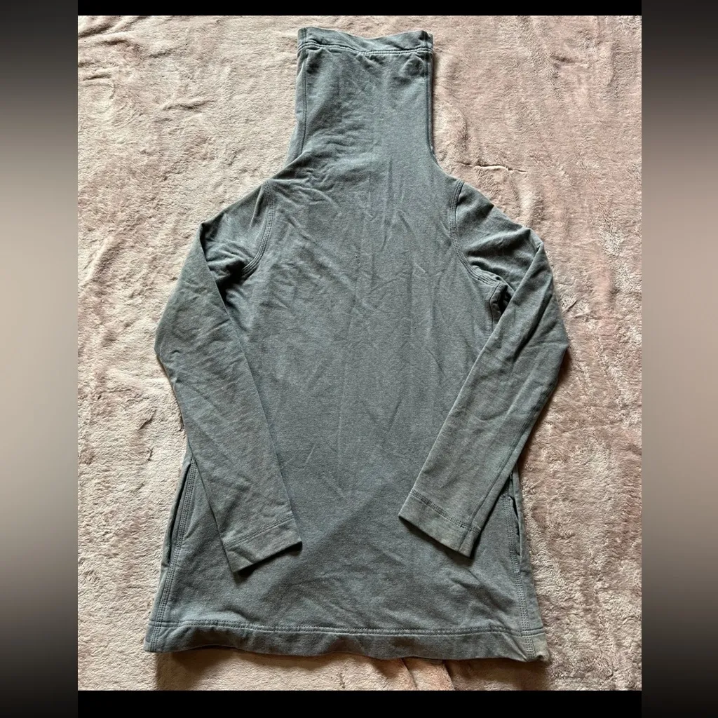 Lululemon Black Wrap Jacket Snap Shawl Collar Oscar Wilde Quote Size‎ 4 Gray - Image 10