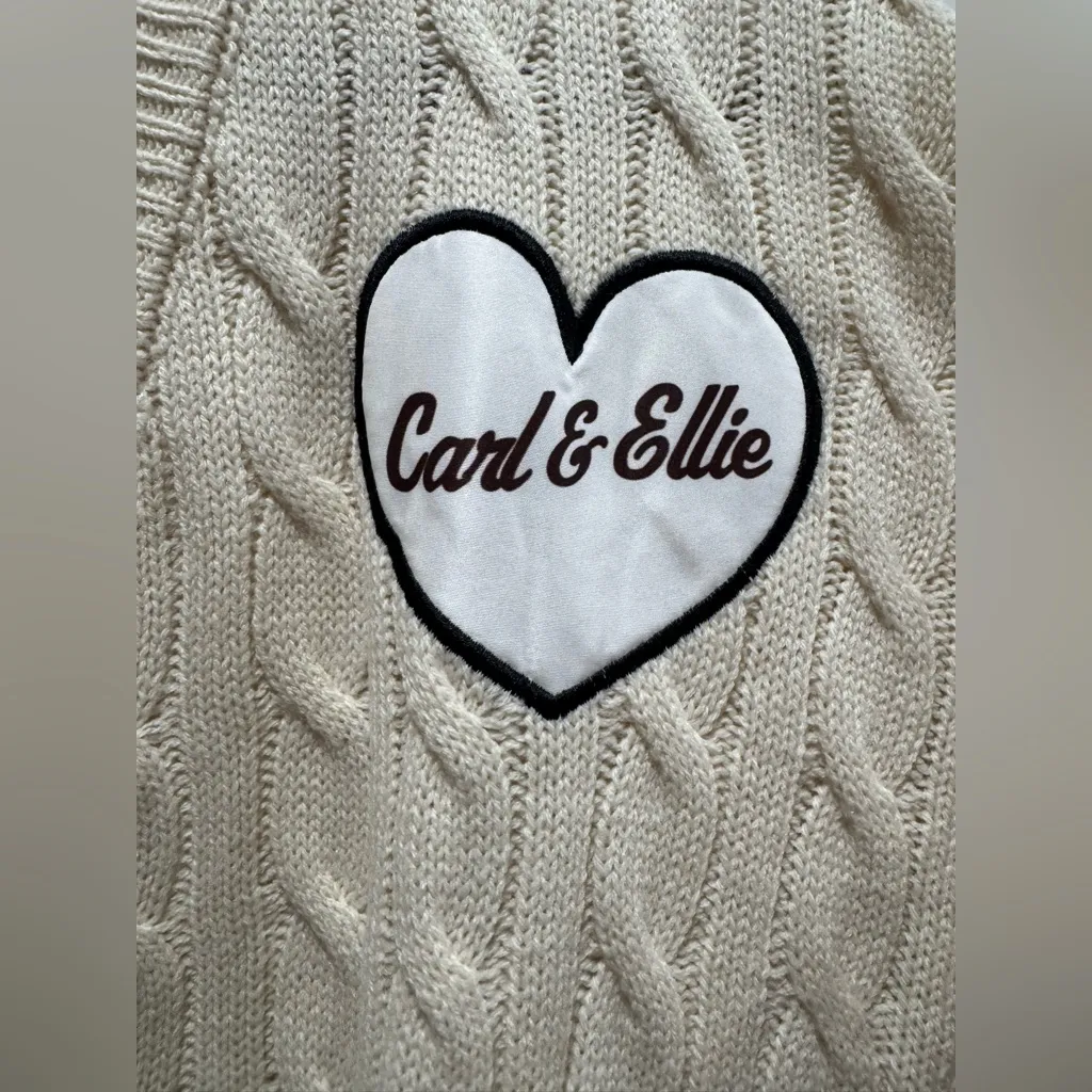 Disney Pixar Up Characters Photographs Cable Knit Cardigan - Image 6