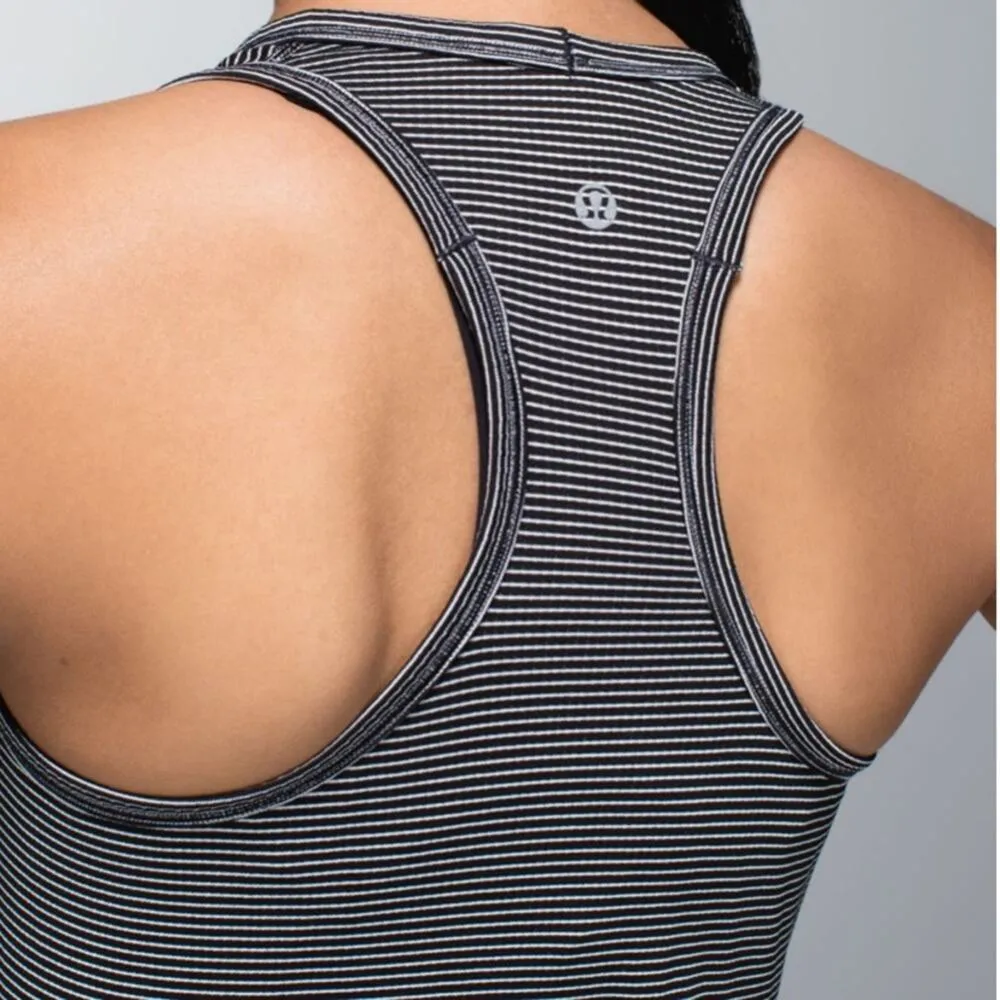 Lululemon Run: Swiftly Tech Racerback Stripe black 8 - Image 6