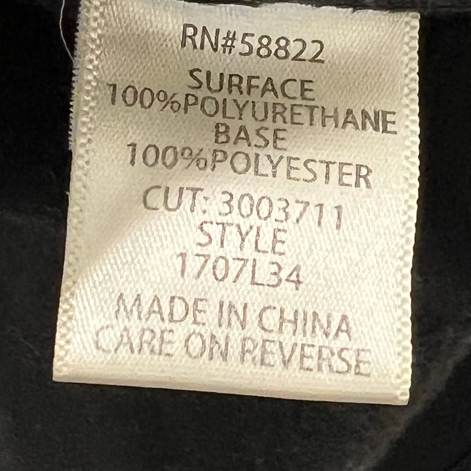 Max Studio Faux Leather Button Down Shirt Black Edgy Streetwear Women’s Medium - Image 14