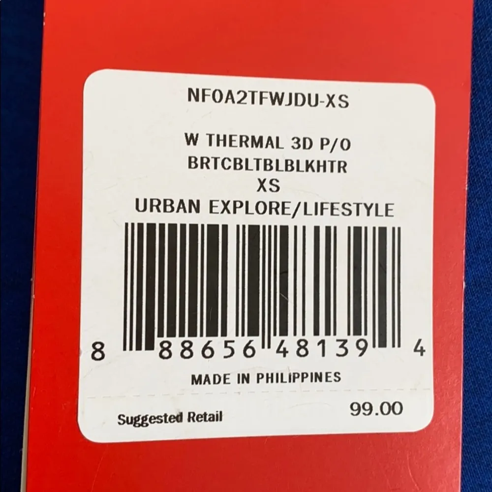 The North Face  thermal 3D blue pullover XS NWT - Image 10