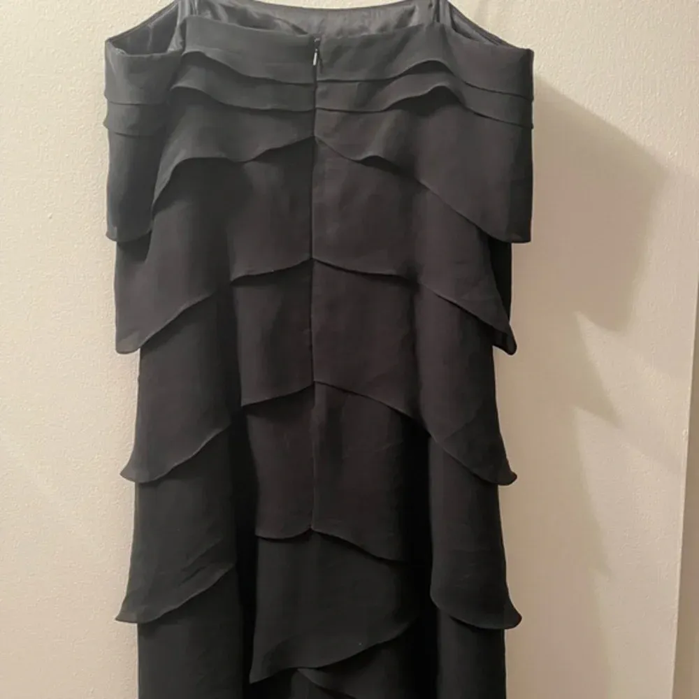 NWOT JOVANI Black tiered cocktail dress - Image 7