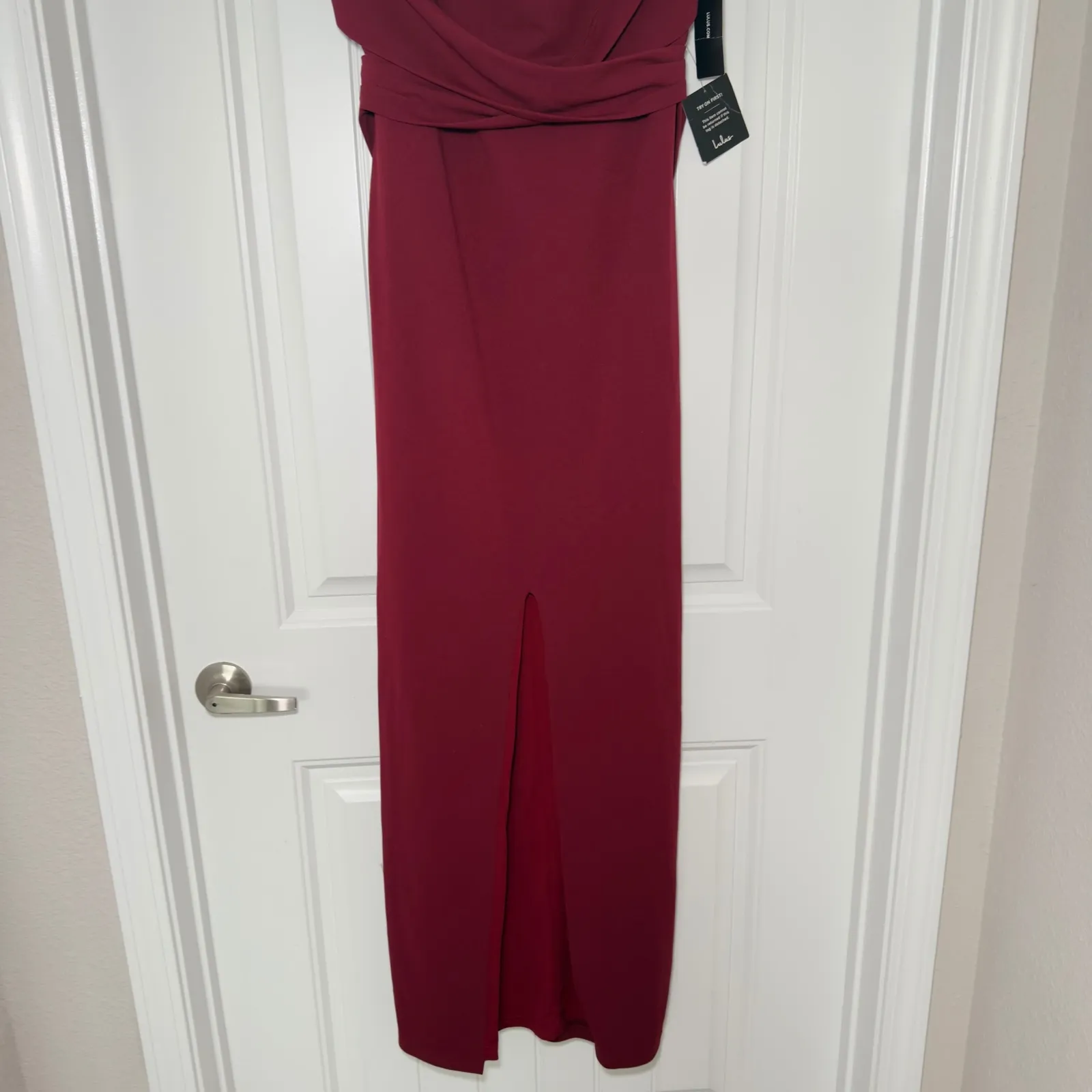 Lulus XL Own Night Berry Pink Strapless Maxi Party Evening Out Dress - Image 8