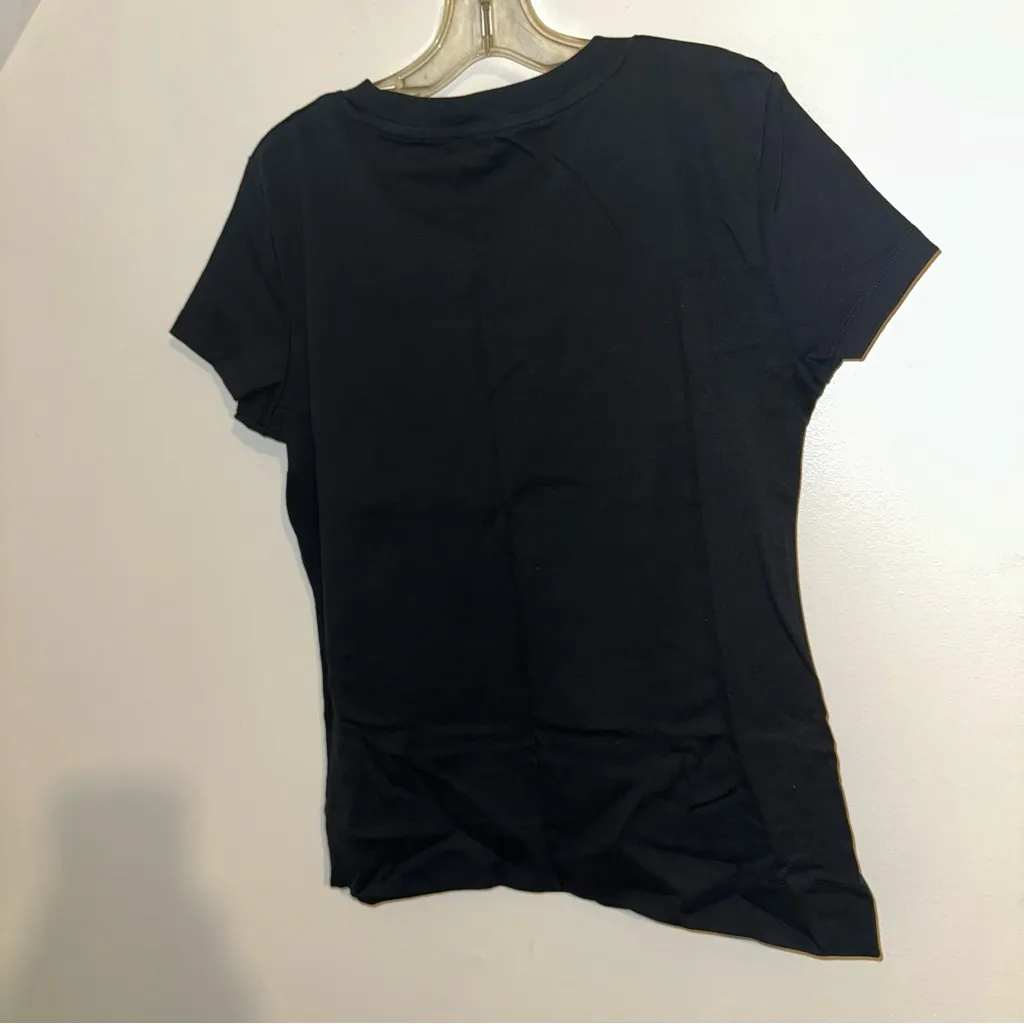 Calvin Klein Women's crew neck shirt with baby Blue Graphic size Large - Image 9