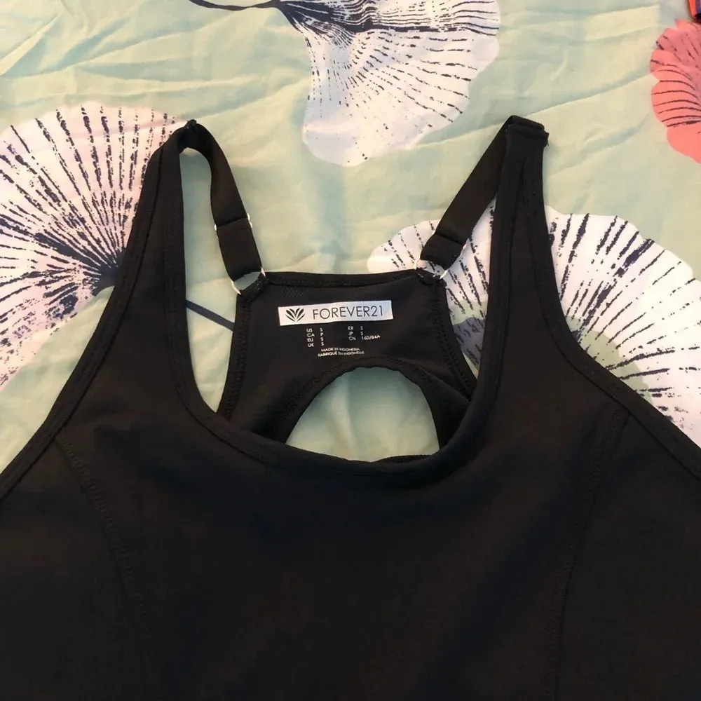 Forever 21 Workout Tank with Sports Bra - Image 2