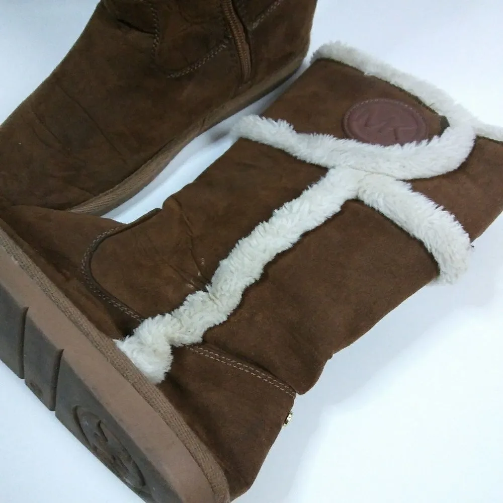 MICHAEL KORS Brown Winter Boots Sz 5 - Image 3