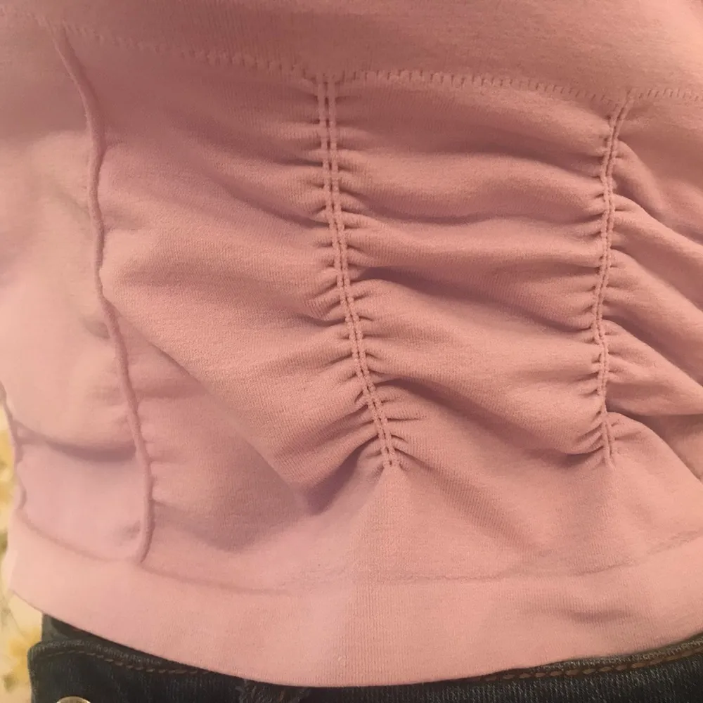 NWOT  Good Karma Ruched Crop Tank spring blossom size XS/S - Image 5