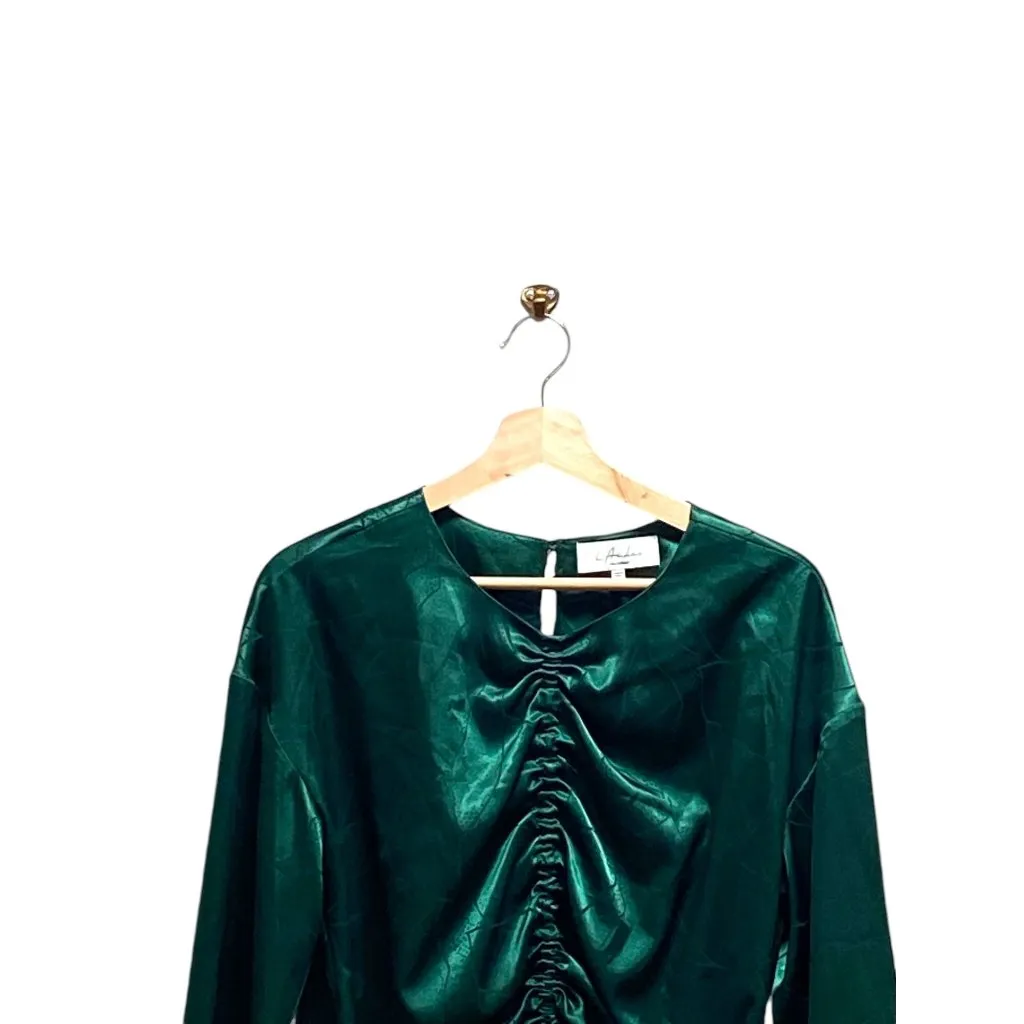 L’Academie Waylon Blouse Green Size L Revolve - Image 6