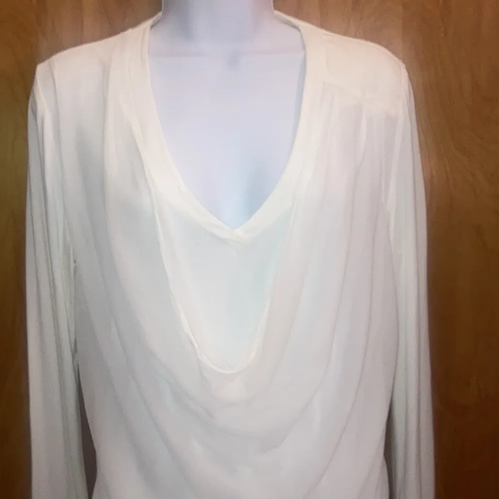 Cream White European Culture Forever Italy Long Sleeve Shirt - Image 6