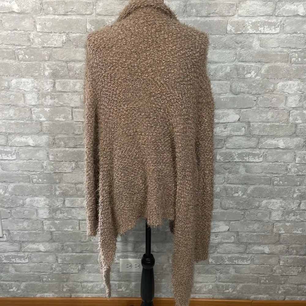 Pink Lily Open Front Eyelash Cardigan - Image 4