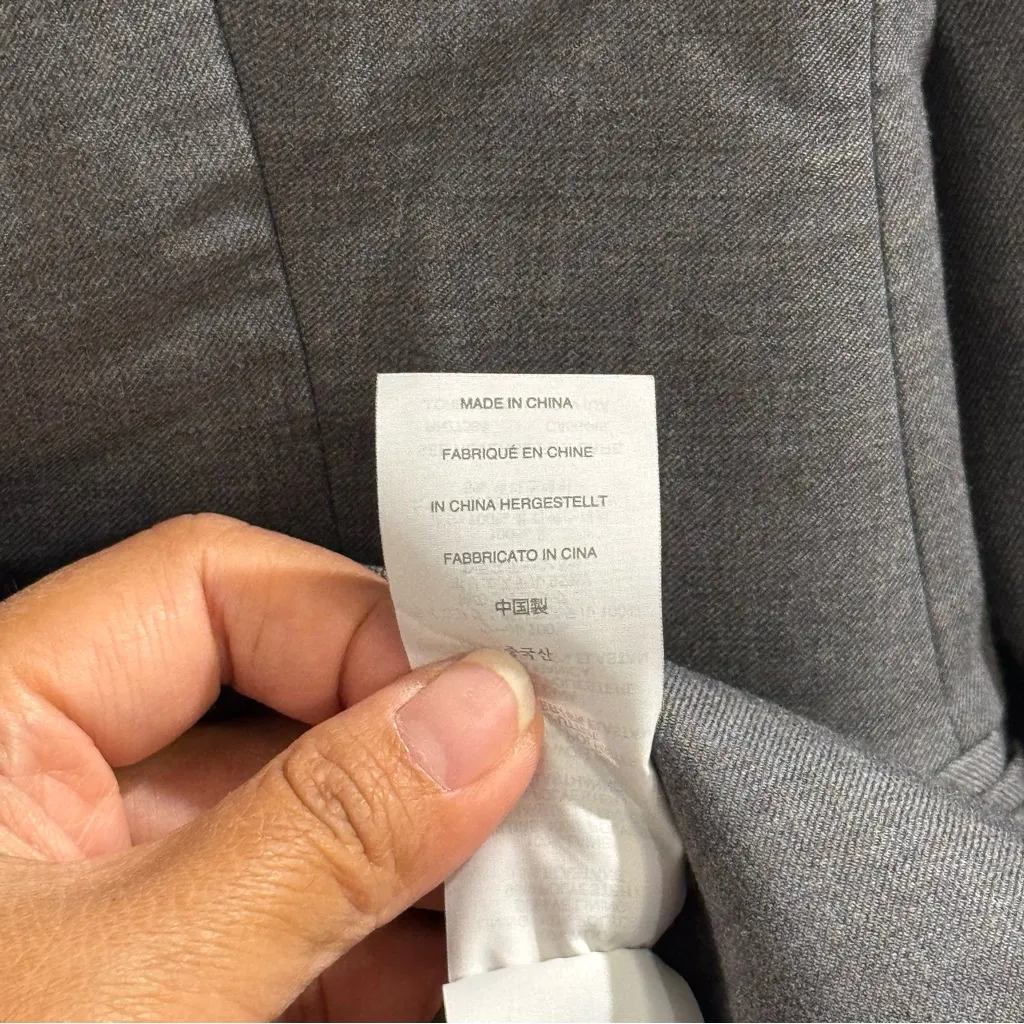 J. CREW Women’s 4 Gray Super 120’s Wool Single Button Campbell Blazer Career - Image 7