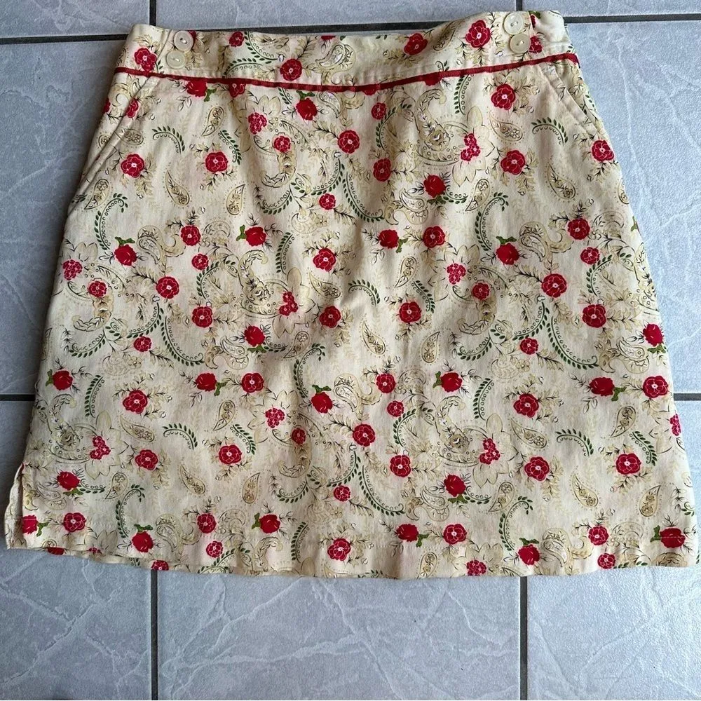 Allyson‎ Whitmore AW Golf Yellow Floral Skort - Image 5