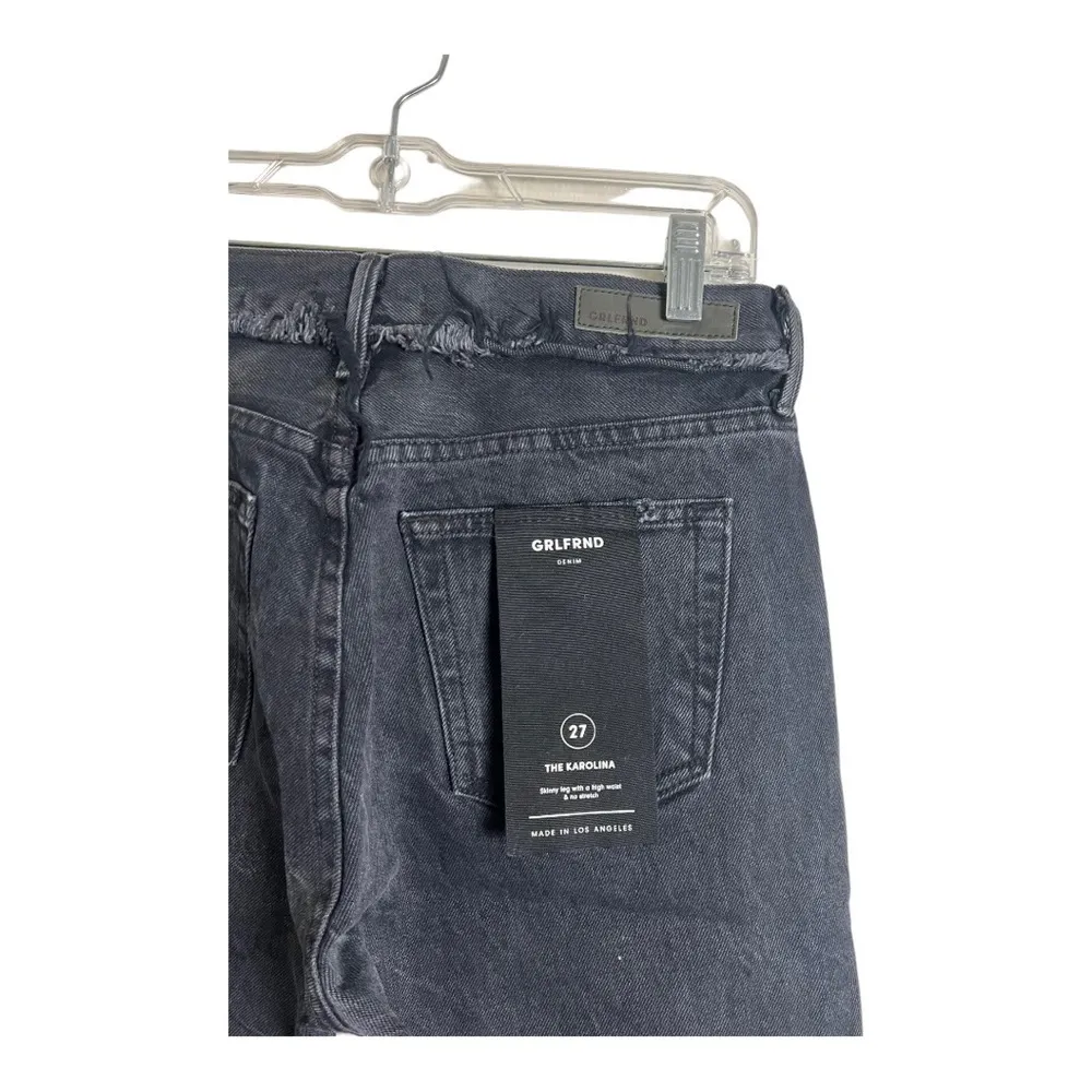 Grlfrnd Karolina Excuse My French Black Jeans Size 27 - Image 7