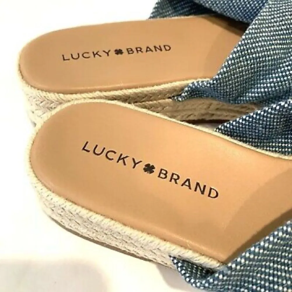 ✨HP✨NWOT✨Lucky Brand Twist Espadrille Slide Sandals✨ - Image 4