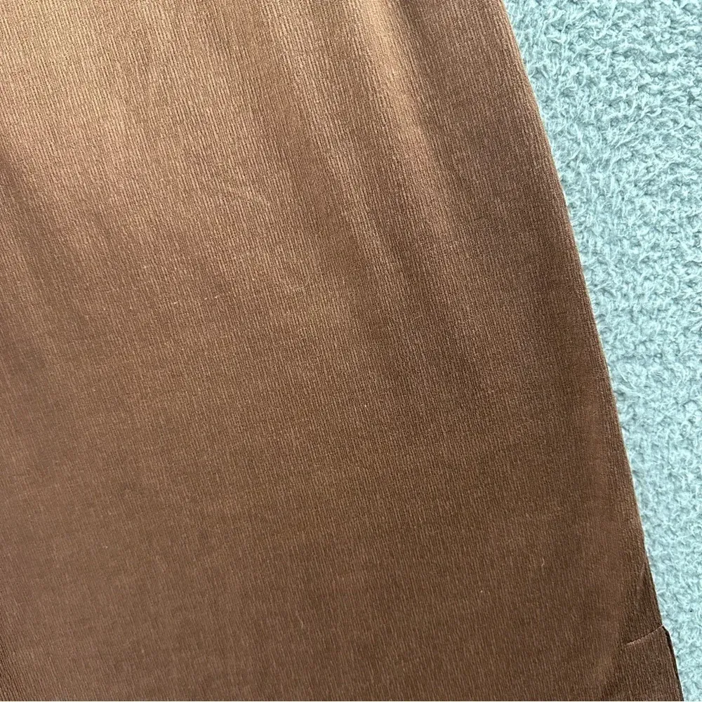 Matilda Jane Alice Textured Wide Leg‎ Pull On Pants Brown Women's Small x 20.5 - Image 8