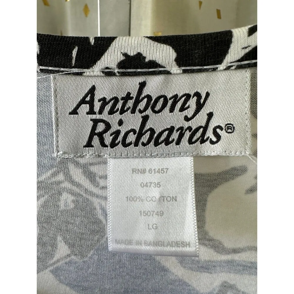 Anthony Richards Hawaiian 100% Cotton Aloha Tropical Floral Midi Dress L Size L - Image 5