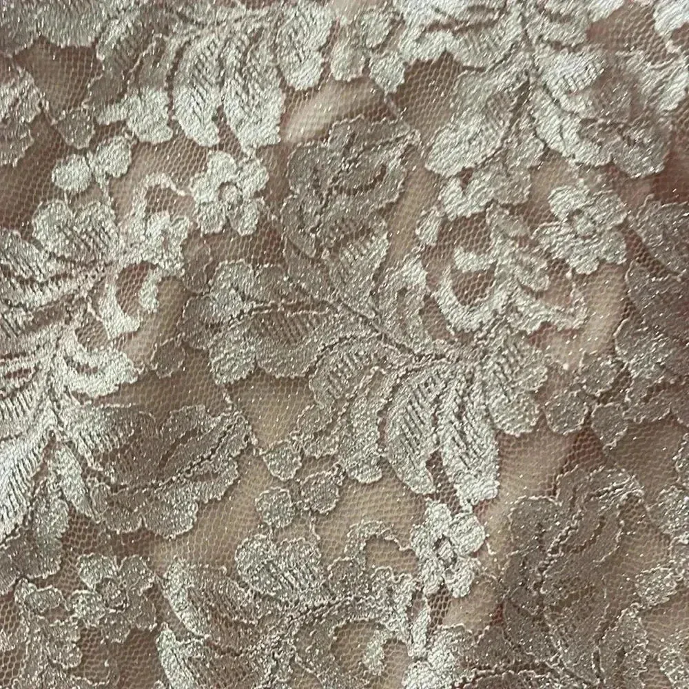 Lace Fit & Flare Mini Dress – Blush Pink Size XS - Image 4