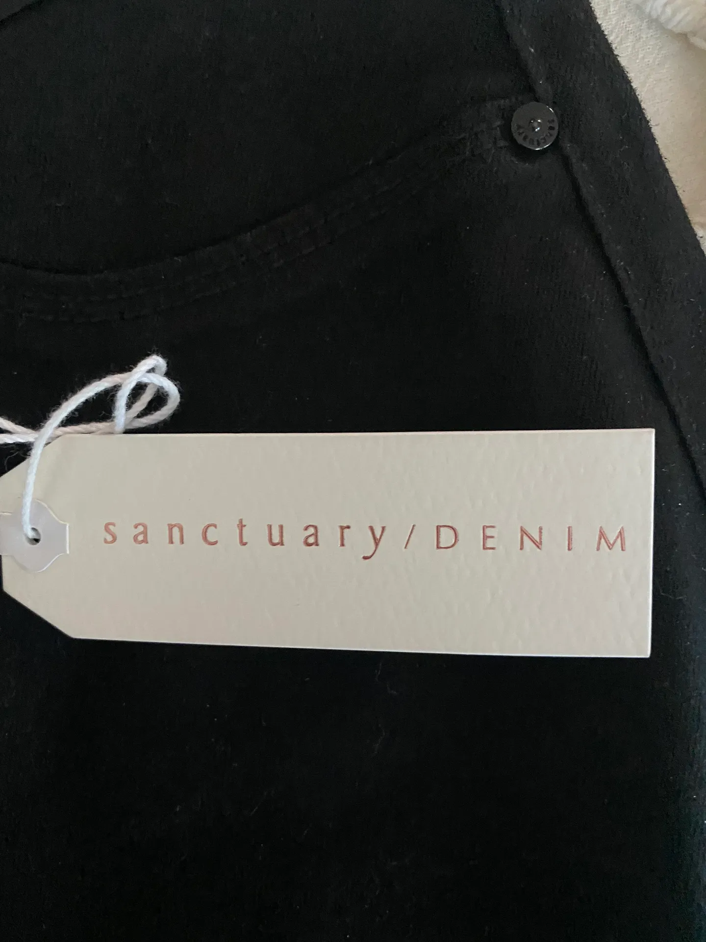 Sanctuary Slick Black High Rise Flare Bottom Jeans  - Image 8