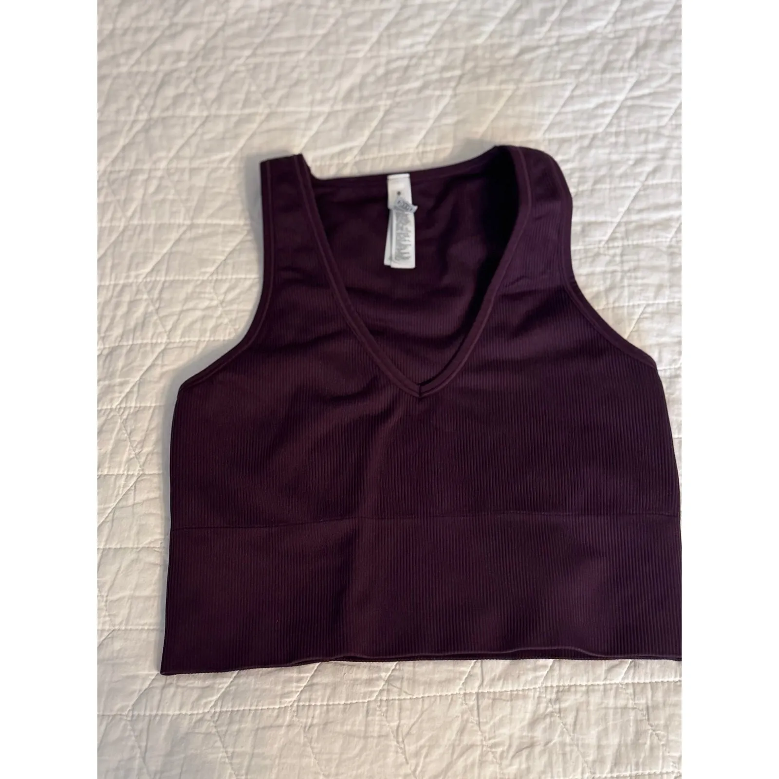 Athleta Cropped‎ Fitted Top size small - Image 5