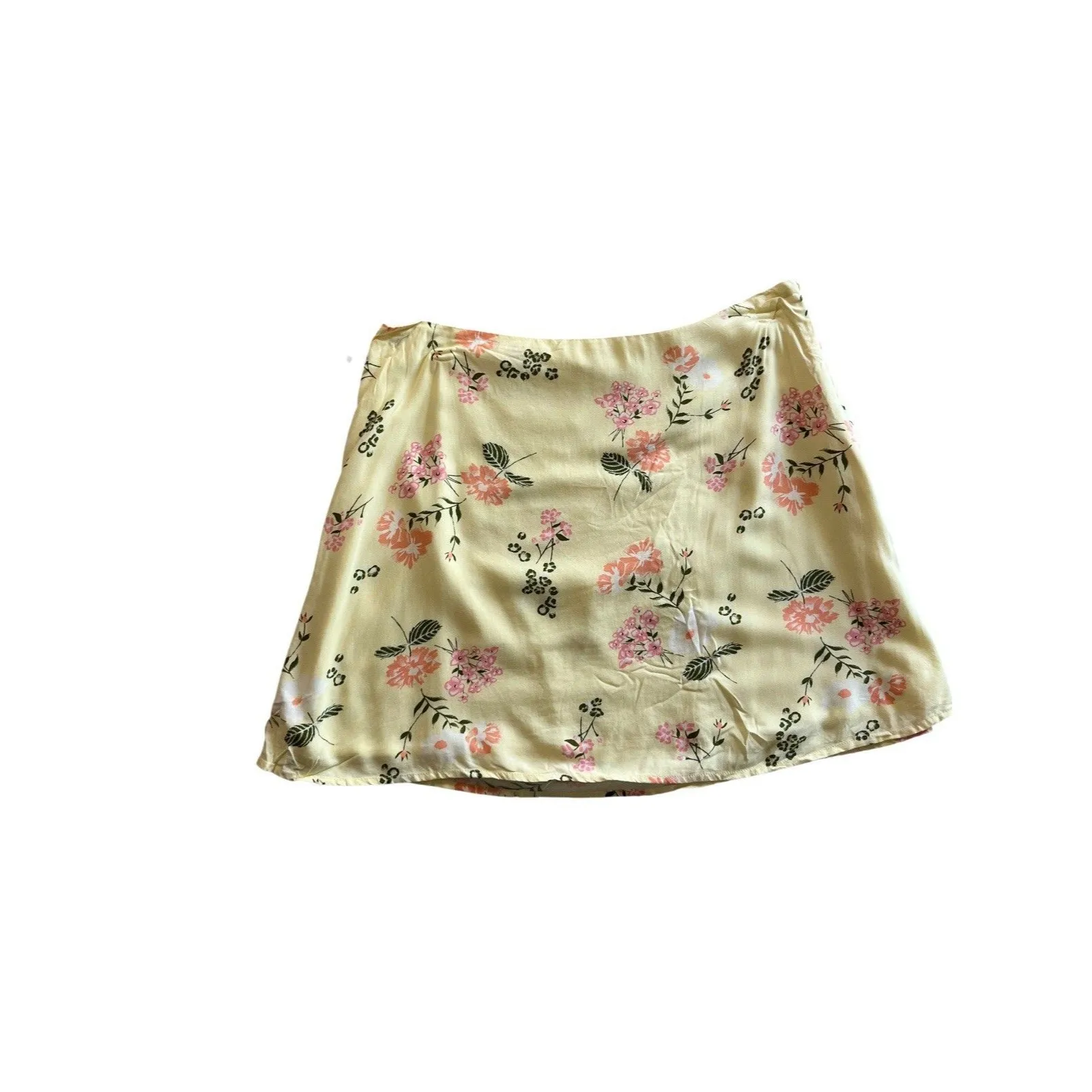 Abound Skirt Womens Small Yellow Pink Floral Mini Skirt NWT XL - Image 2