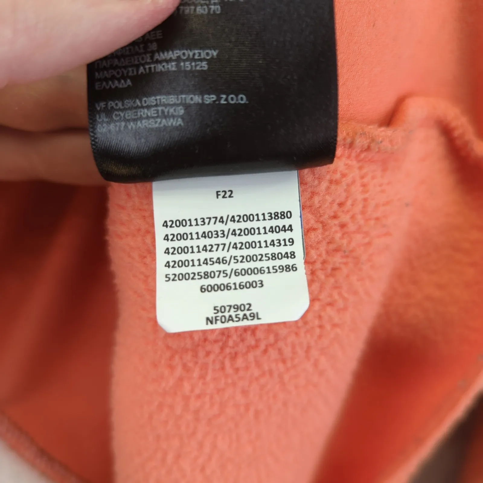 North‎ Face Crafgmont Fleece Jacket Coral Snap Front Womens Medium NF0A5A9L Gorp - Image 7