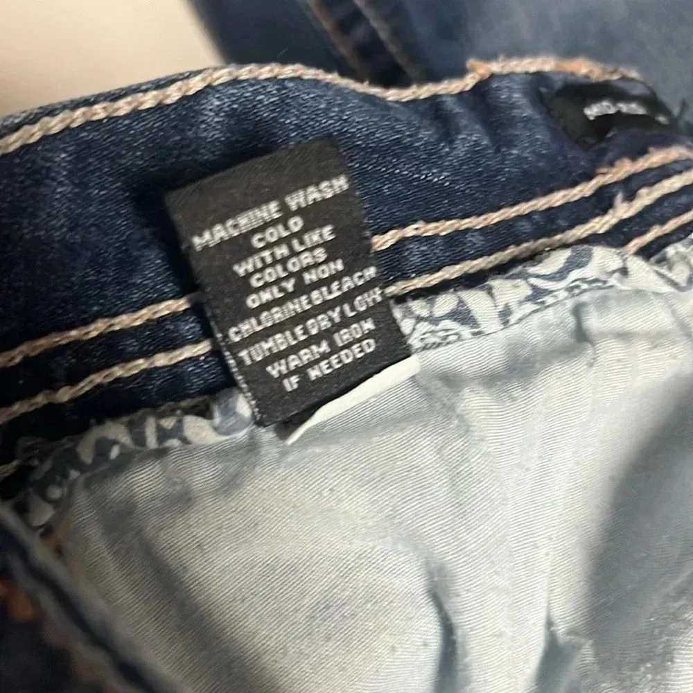 Imperfect Rue 21 size 7 size 8 jeans cotton blend juniors jeans size 7 size 8 - Image 10