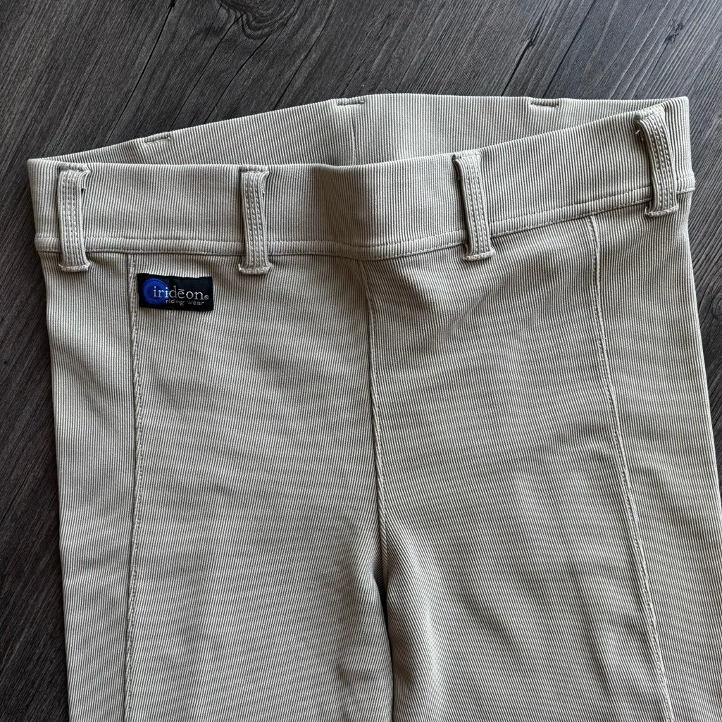 Irideon Cadence Ribbed Knee Patch Breeches Tan XL - Image 4