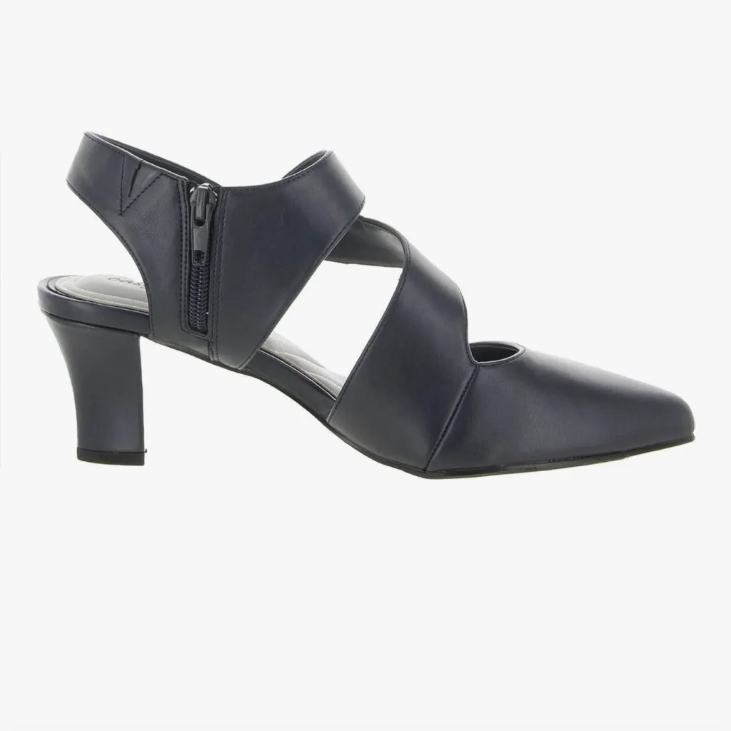 NEW Navy Blue Easy Street Venue Dress Shoe 11WW - Image 2