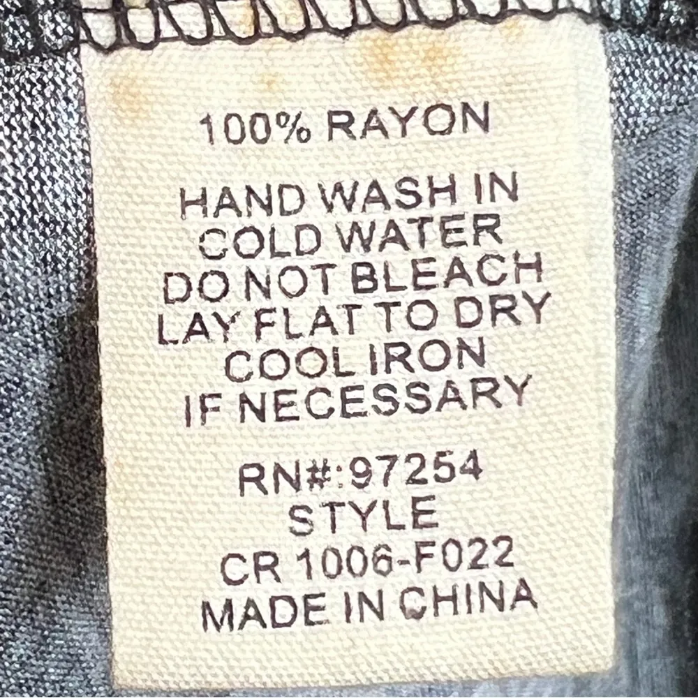 One Clothing Size XL Animal Print Sleeveless Dress Ruffled Straps Flowy - Image 8