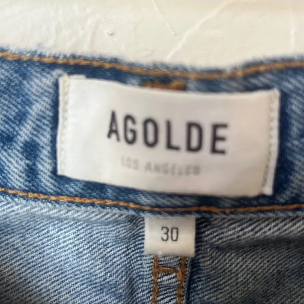 AGOLDE 90’s Pinch High waisted straight leg jeans size 30 - Image 3