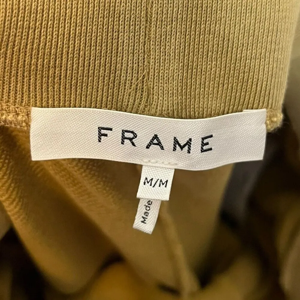 FRAME Easy Sweat Jogger Pants Vintage Camel Women’s Size Medium Organic Cotton - Image 10