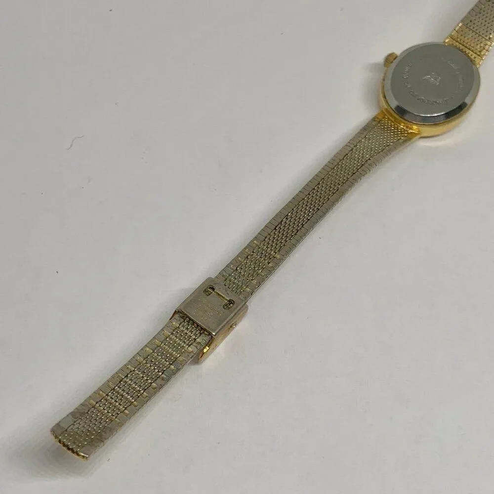 Wrangler Vintage  women’s quartz analog watch 19mm gold toned up to 7” running - Image 6