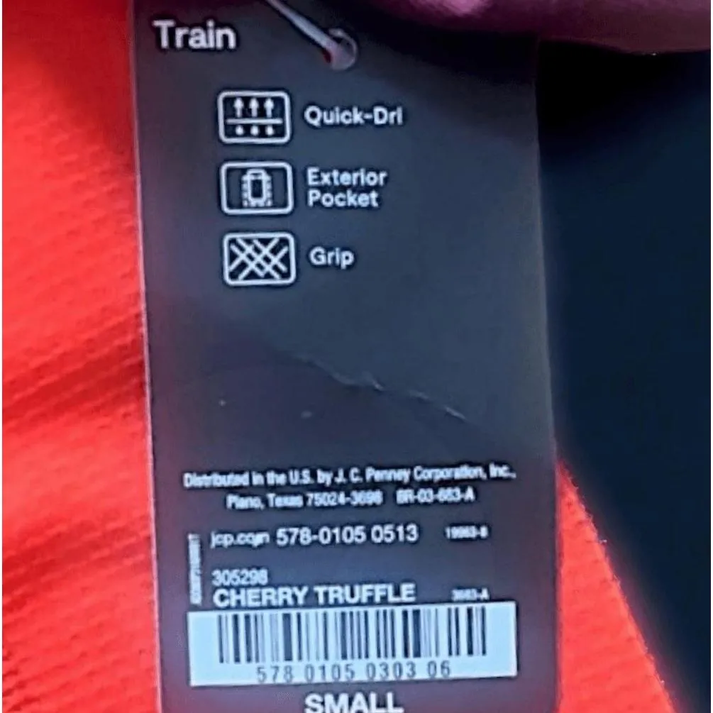 Xersion Women Maroon Orange Quick-Dry Quarter-Zip Athletic T-Shirt Size Small - Image 4