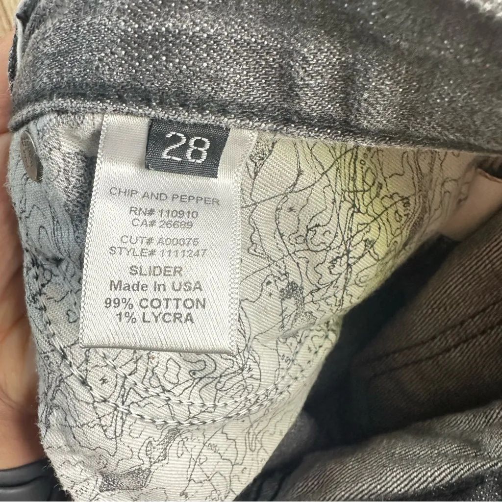 Chip & Pepper Chip‎ & Pepper Charcoal Slim Jeans - Image 9