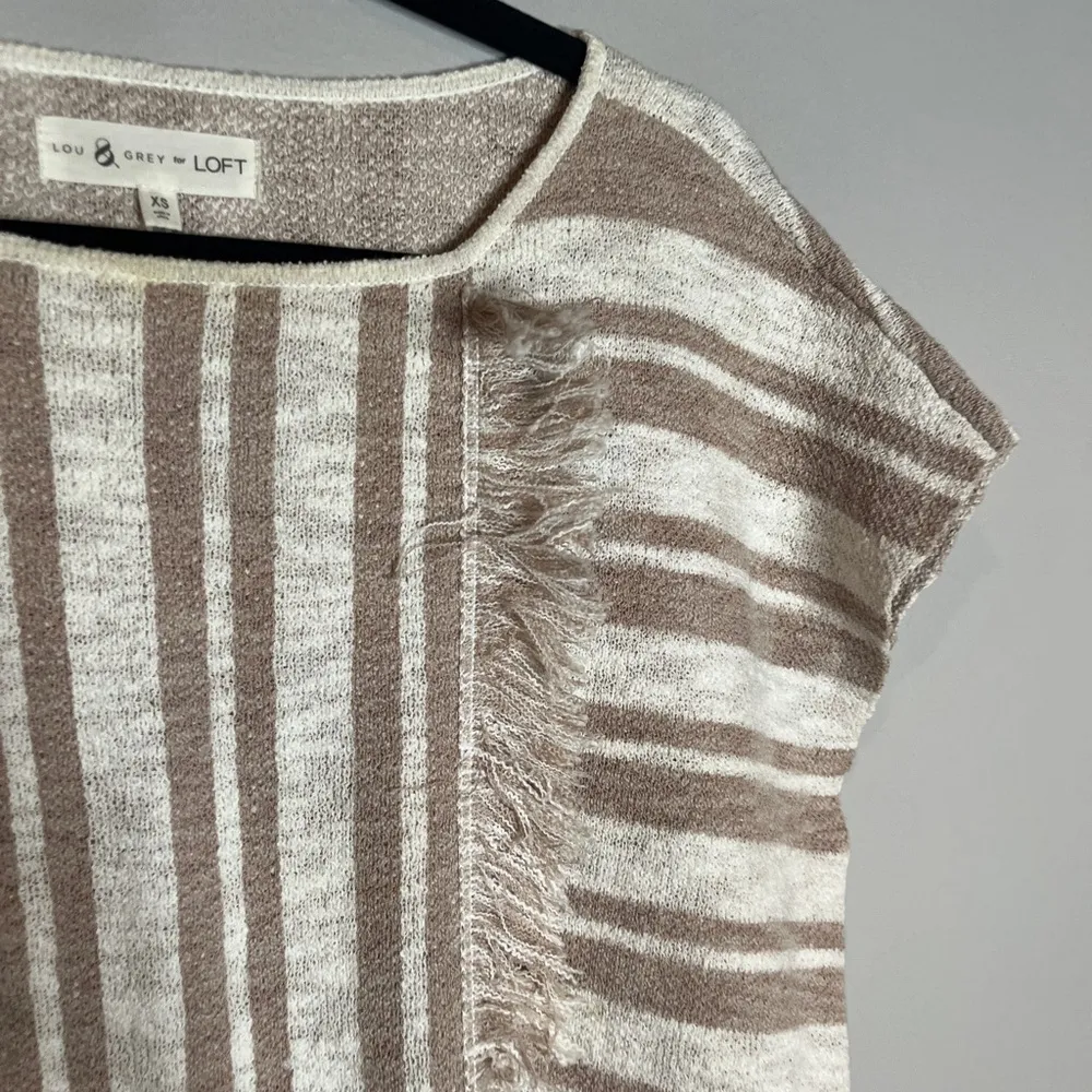 Lou & grey 🌼  striped fringe boxy top - Image 4