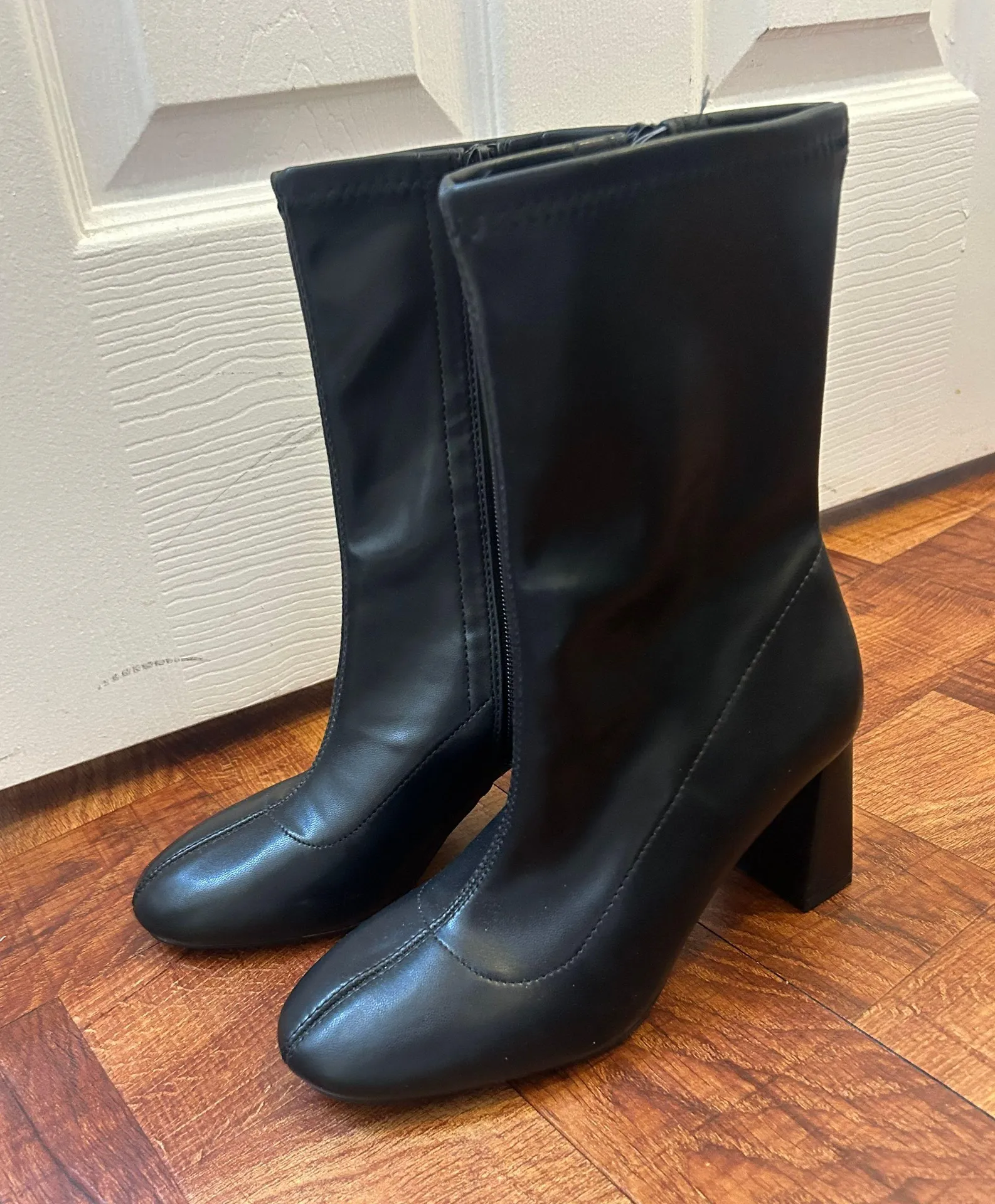 Black Leather Boots - Image 4