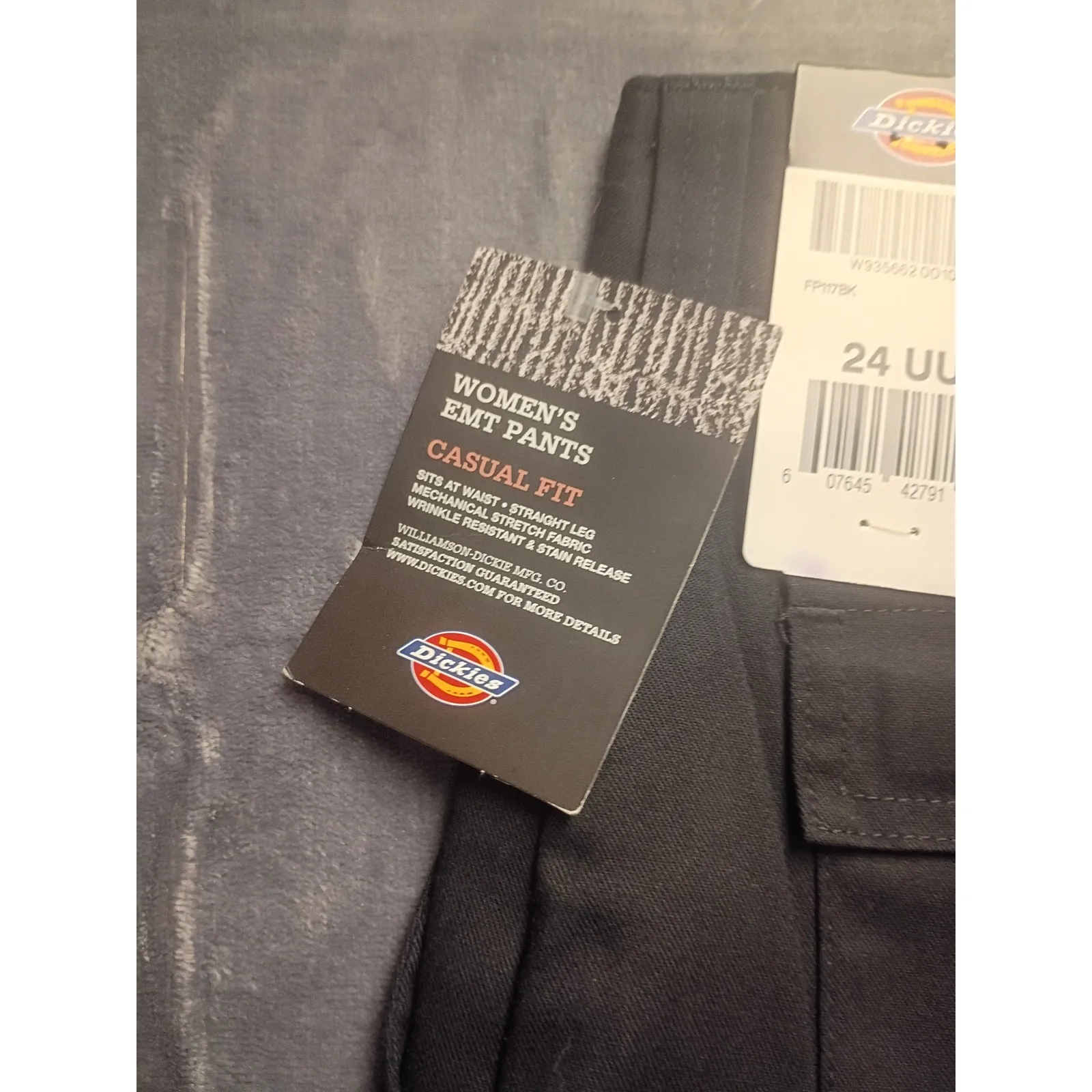 Dickies Womens EMT Pants Casual Fit Black 24 UU JWKCAS FP117BK Workwear - Image 10