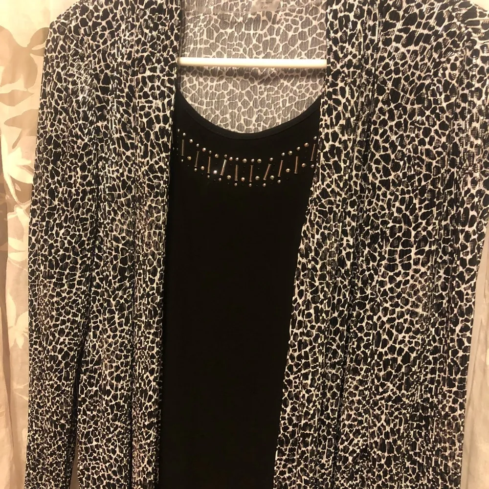 Layered Business Casual Top | Shirt | Blouse - Image 2