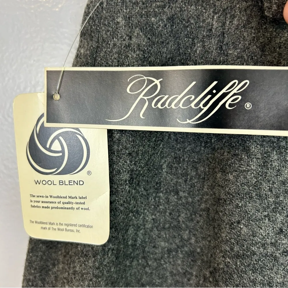 NWT Vintage Radcliffe Wool Blend High Waisted Pencil Skirt Size 12 - Image 6