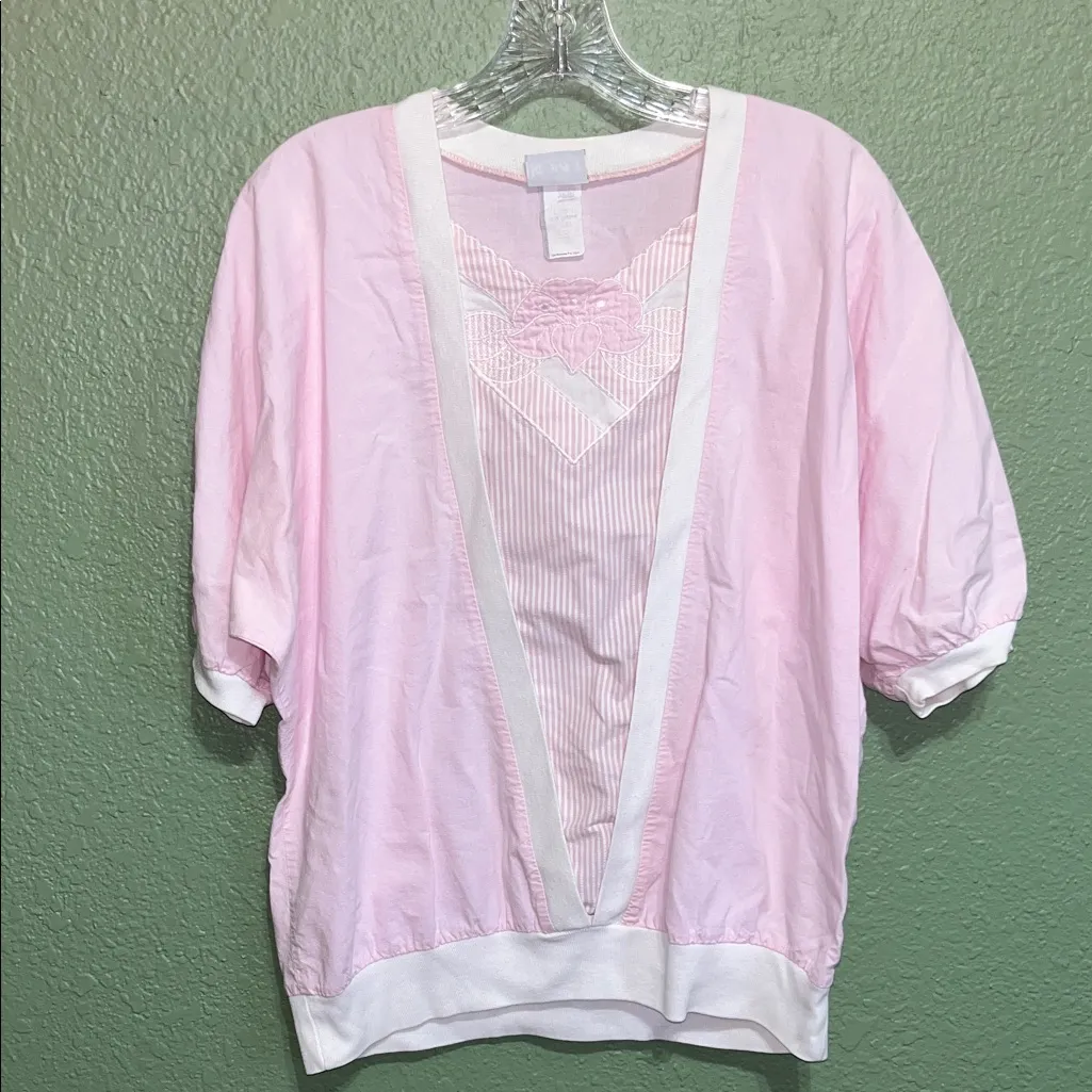 Vintage 80s V Neck T - Image 2