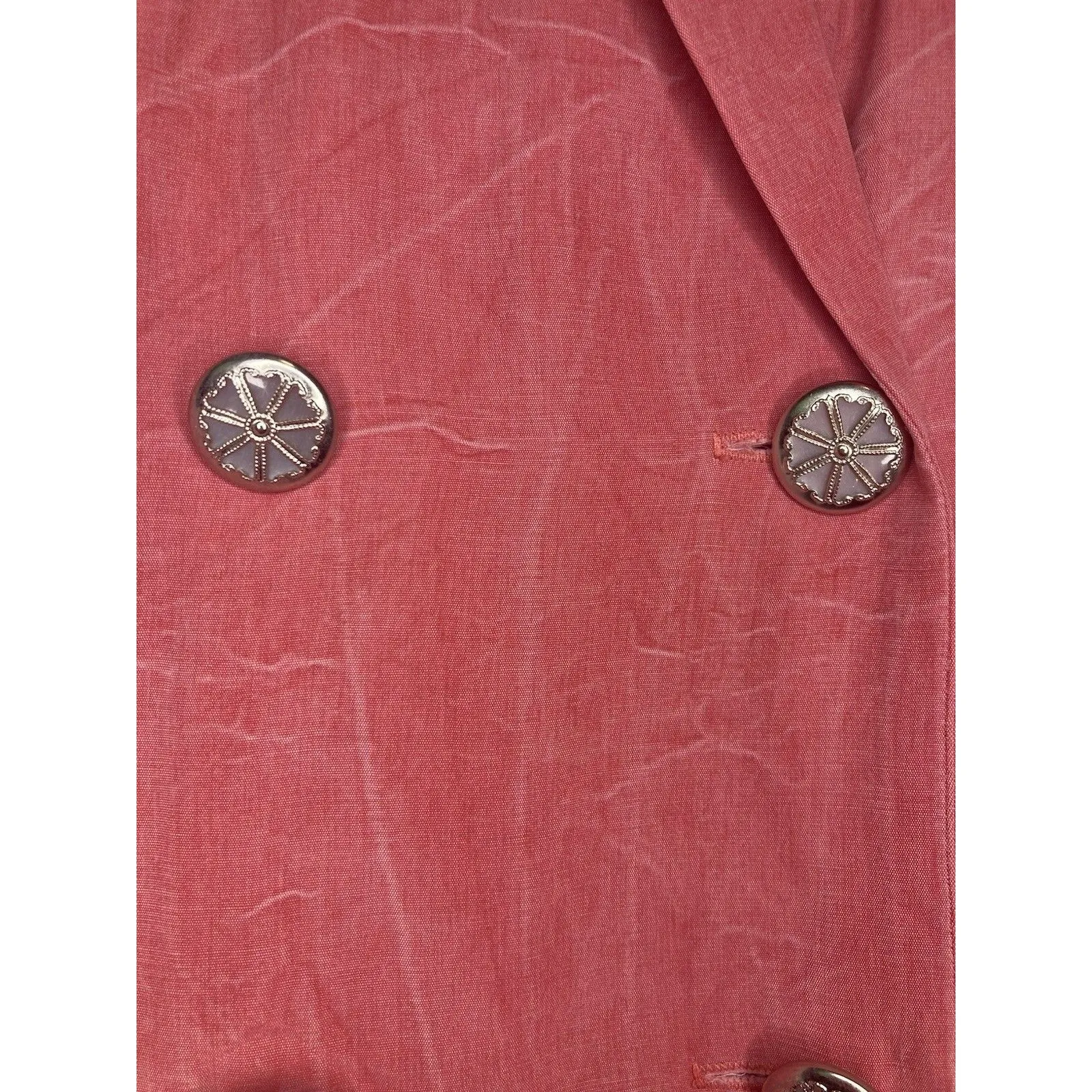 80s Sheri Martin Womens 14 Pant Suit Skorts 2 Piece Rose Pink Y2K Friends Office Size L - Image 4