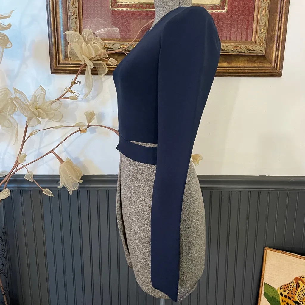 NWT Aritzia Ten by Babaton Retrospect Sweater Strip Cut Out Cropped Top Sz M 💛🎀 - Image 7