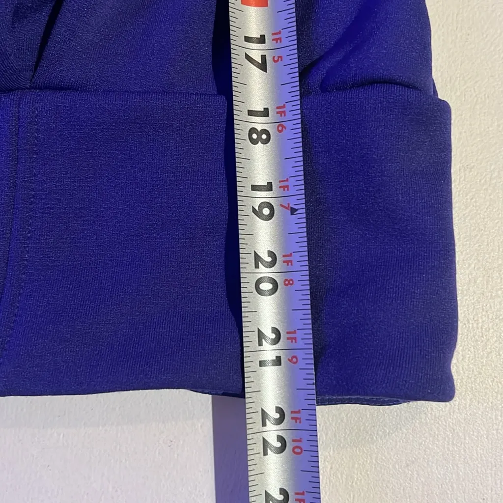 Athleta women’s quarter Zip-Up Sweater in purple size XL - Image 11