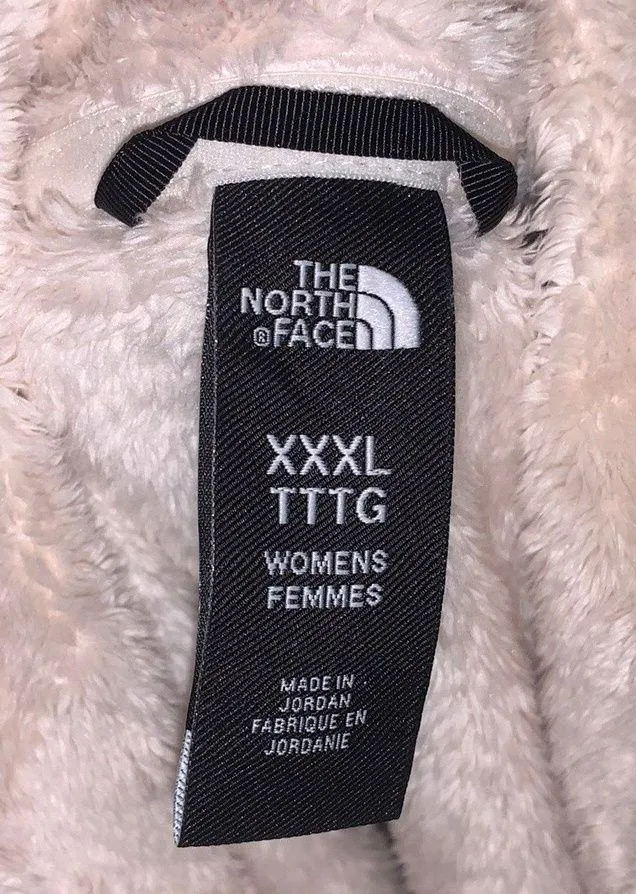 Osito Full Zip Up Fleece Sweatshirt Vintage White - Image 8