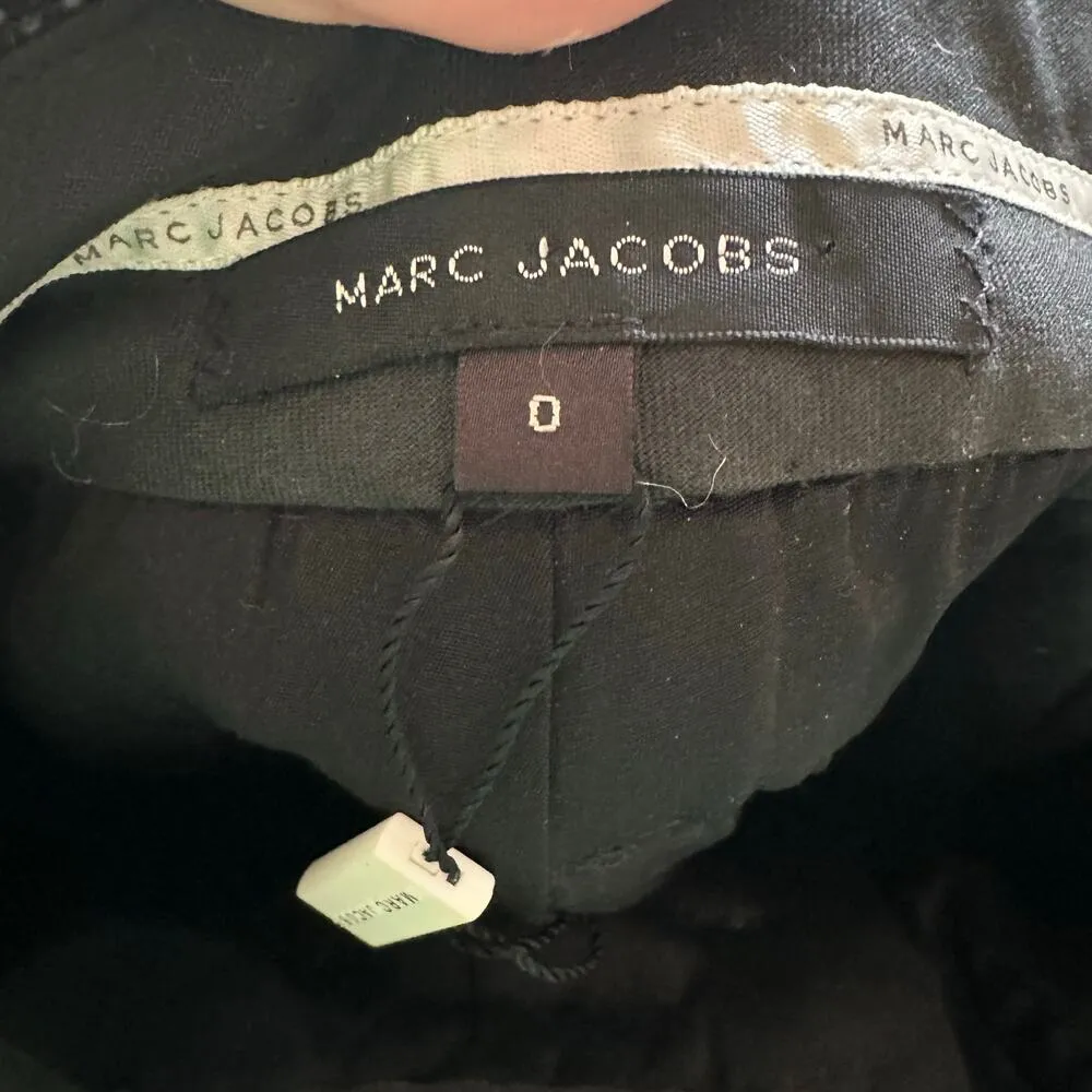 Marc Jacobs Wide Leg Wool Cropped Pants Size 0 - Image 3