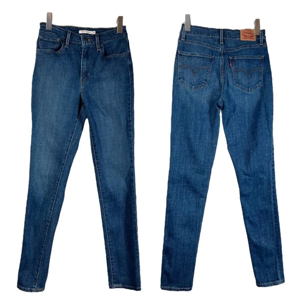 Levi’s 721 High Rise Skinny Ankle Jeans Stretch Dark Wash Women's Size 28x30 - Image 7