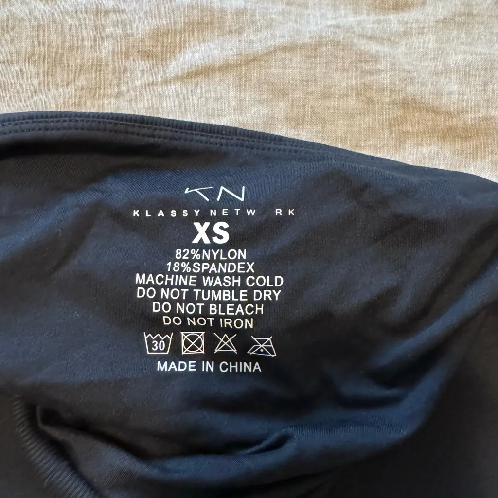 Klassy Network  Ribbed Halter Black Brami - Image 6