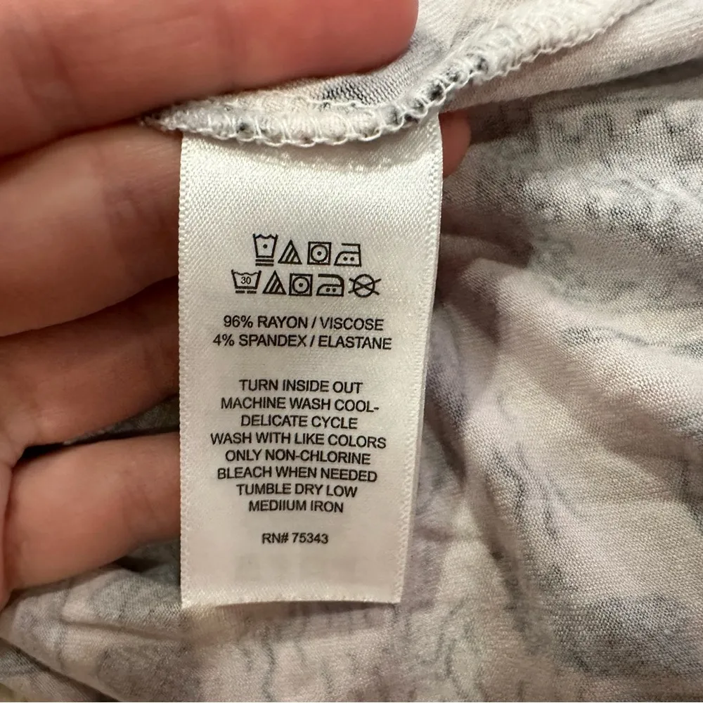 Cynthia Rowley Printed Rayon Blend Midi Dress 3X - Image 7